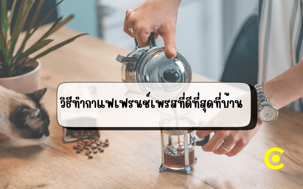 วิธีใช้ French press